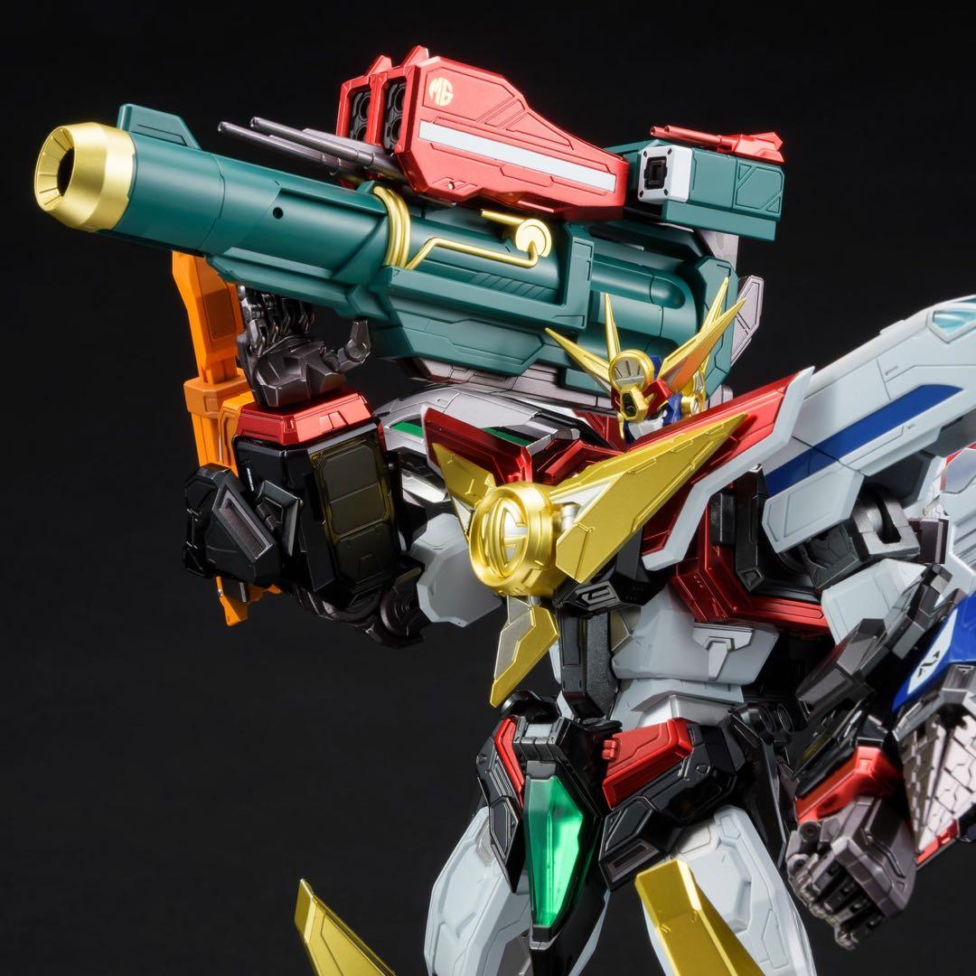 ホビージャパン　AMKUNI 機神　グレートマイトガイン&オプションパーツセット