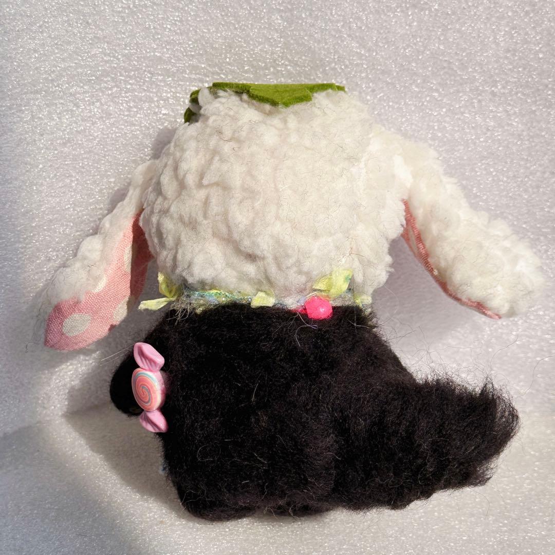 chata作家 羊毛フェルト ネコ テディベア ハンドメイド ぬいぐるみ