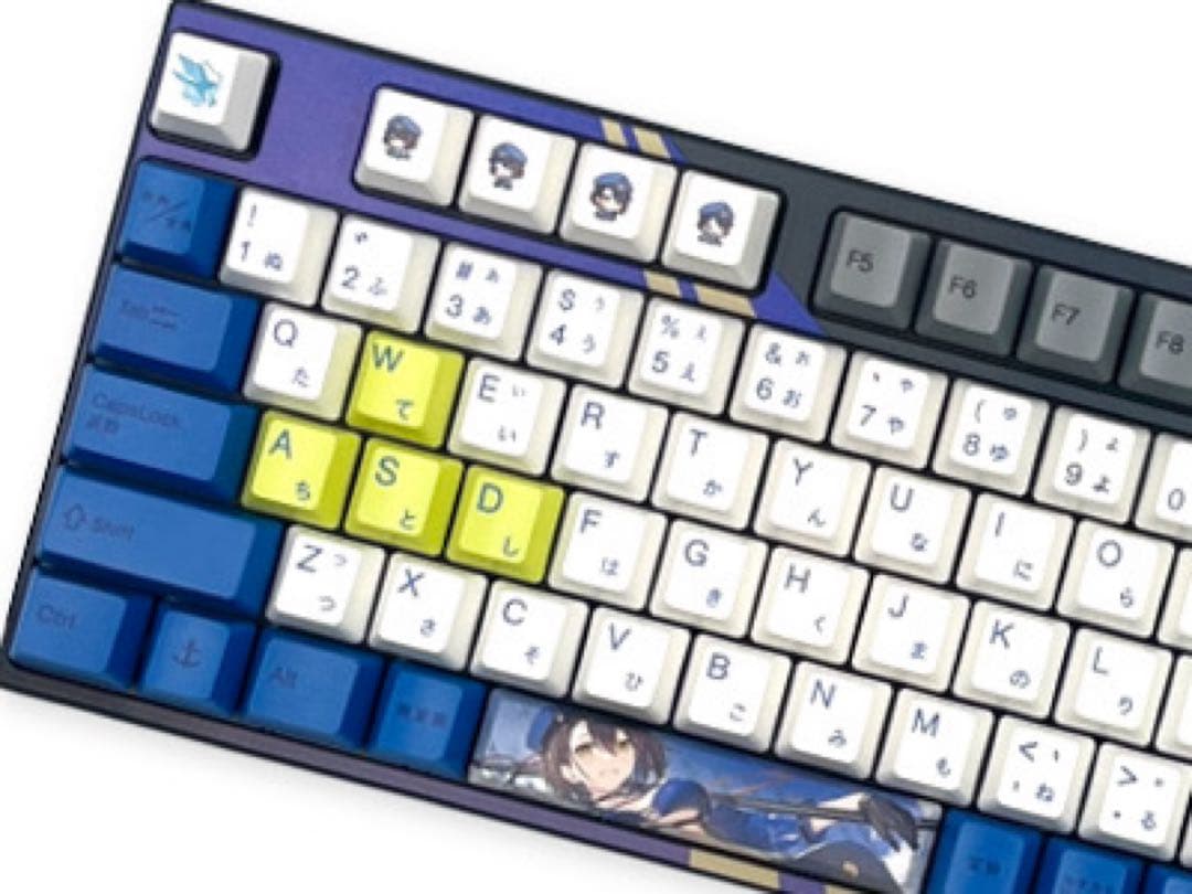アズレン×ふもコレ ボルチモアモデル キーボード アイリス軸VARMILO