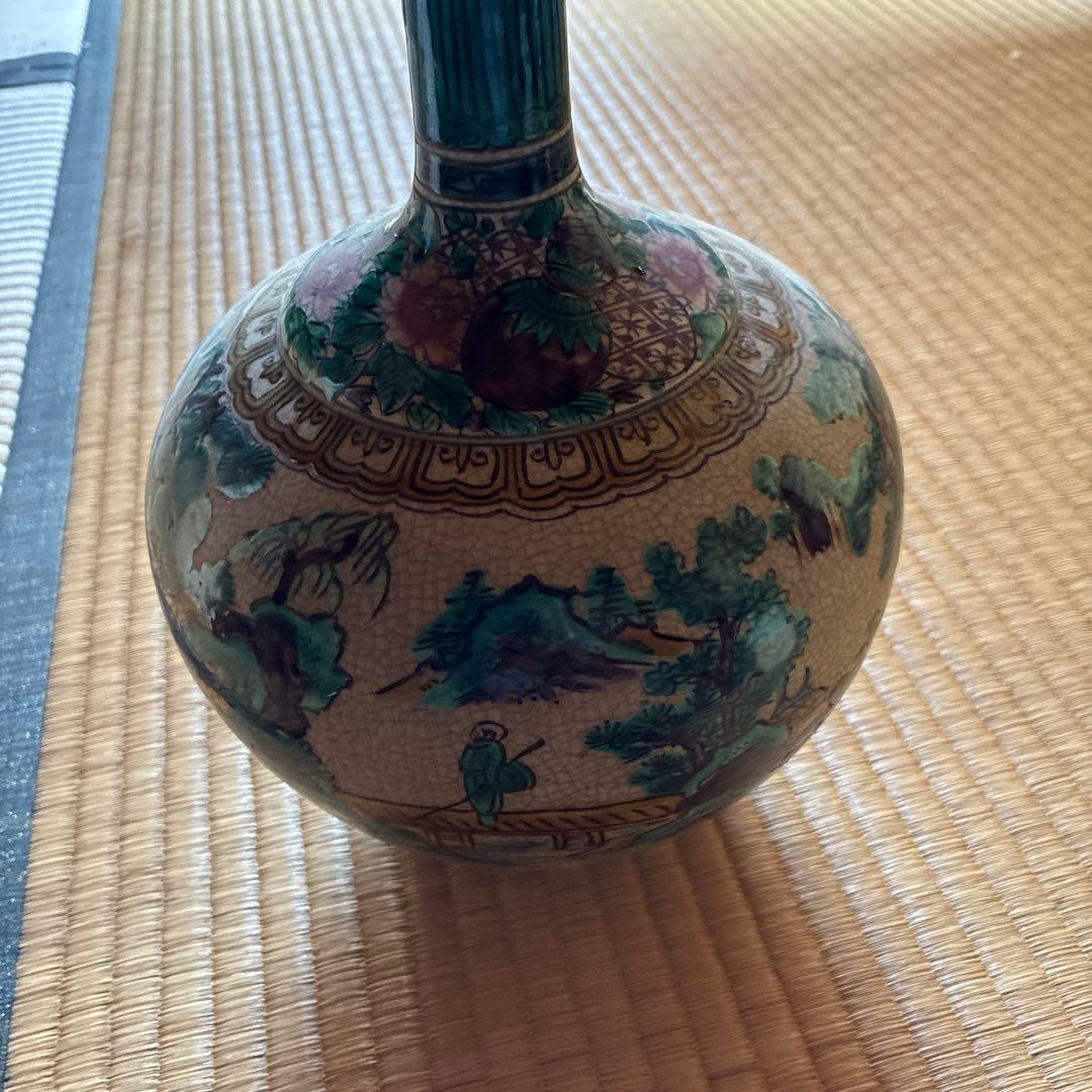 多色陶器花瓶
