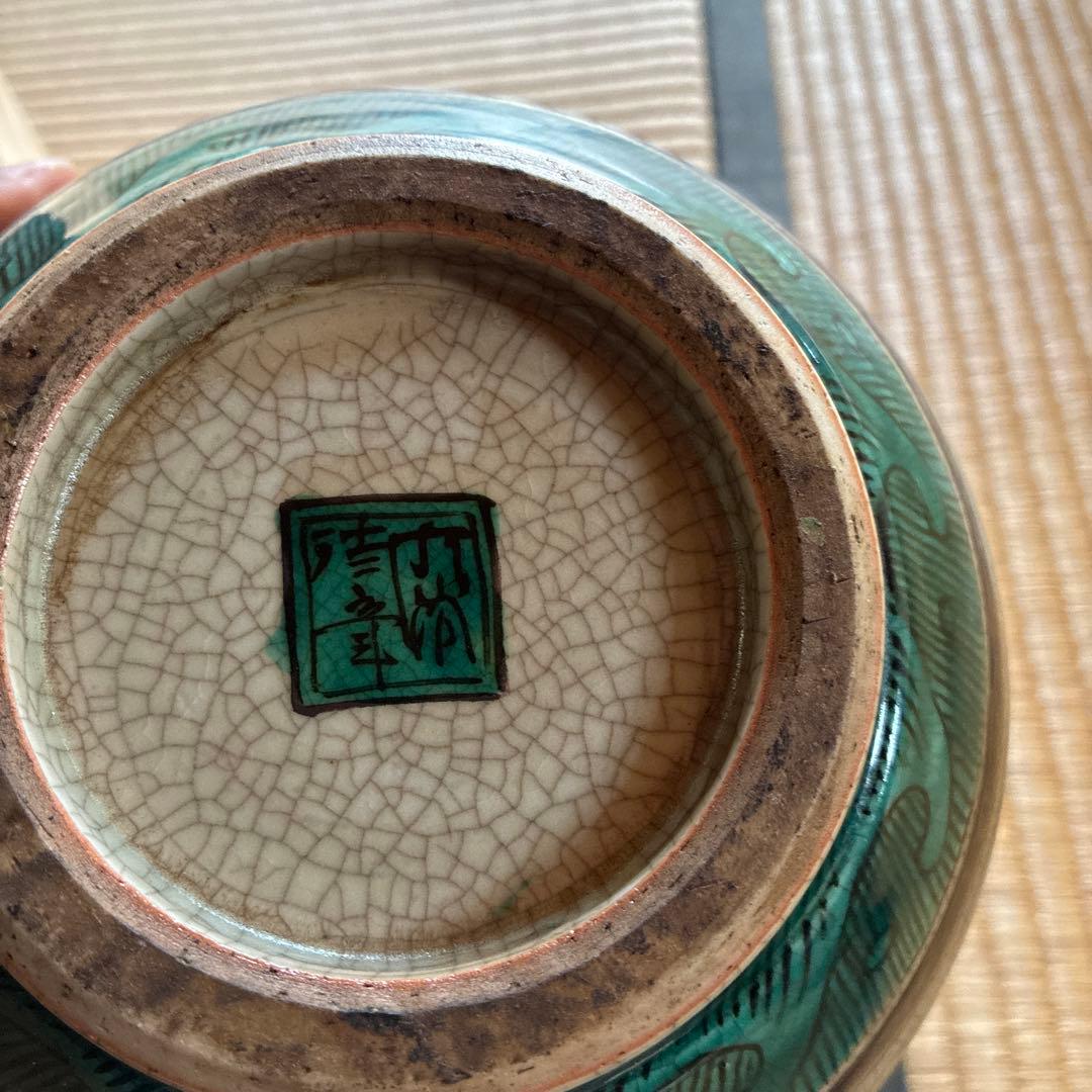 多色陶器花瓶