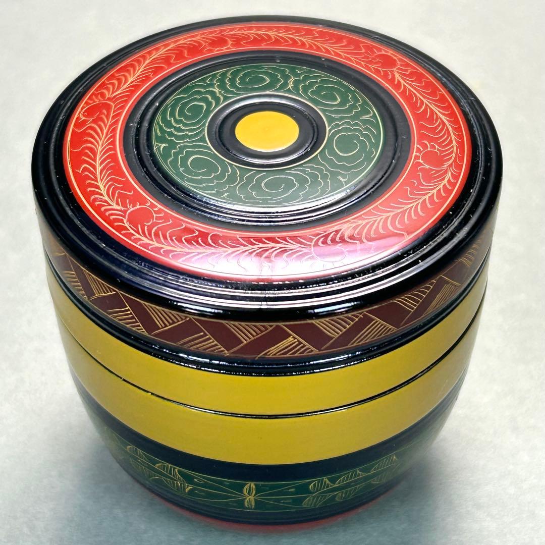 棗　『中嶋宗峰　唐物写　独楽中棗』　漆器　お茶道具　茶道　共箱　工芸品