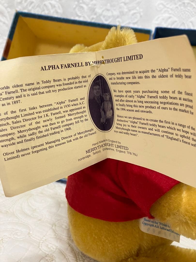 限定　メリーソート　ディズニー　ぷーさん　クラシックプー　Pooh プー　英国製