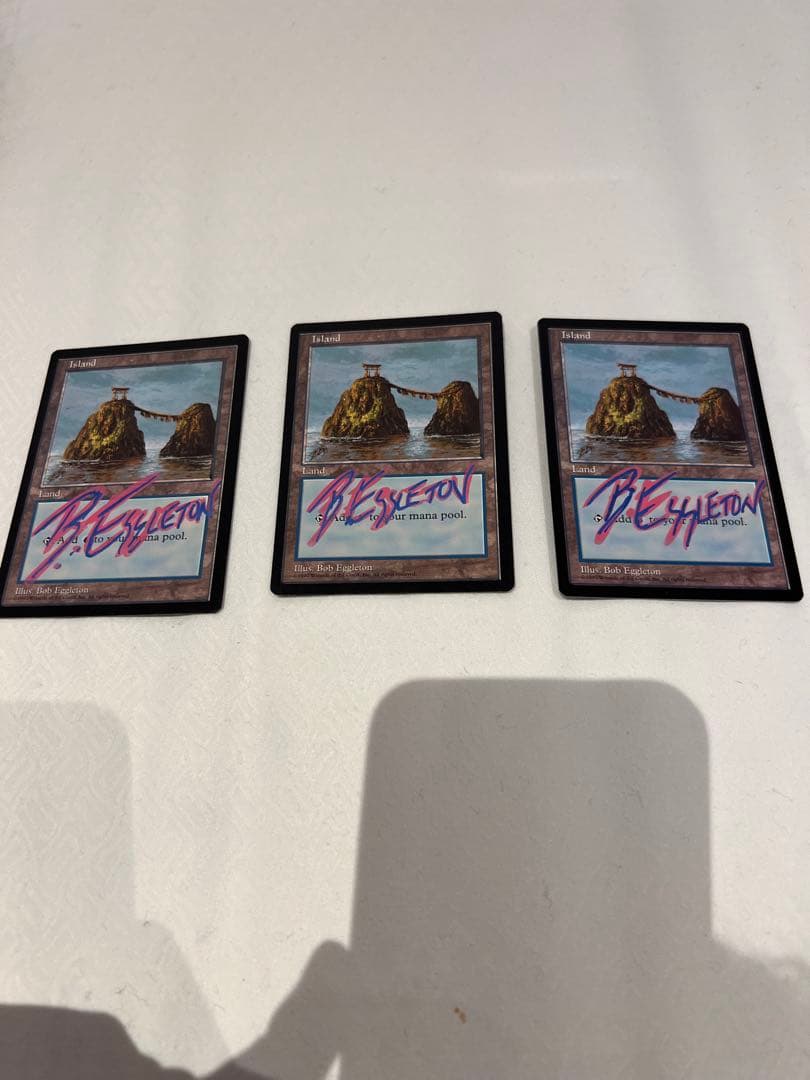 mtg 島/ APACランド 夫婦岩　3枚セット　シャドウサイン