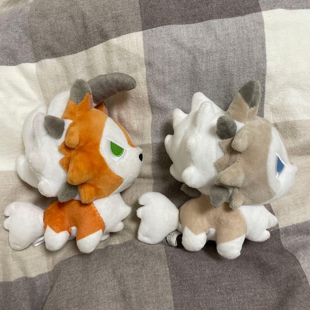 ポケモンセンター限定　ポケモンドールズ　ルガルガン　ぬいぐるみ　まひる　たそがれ