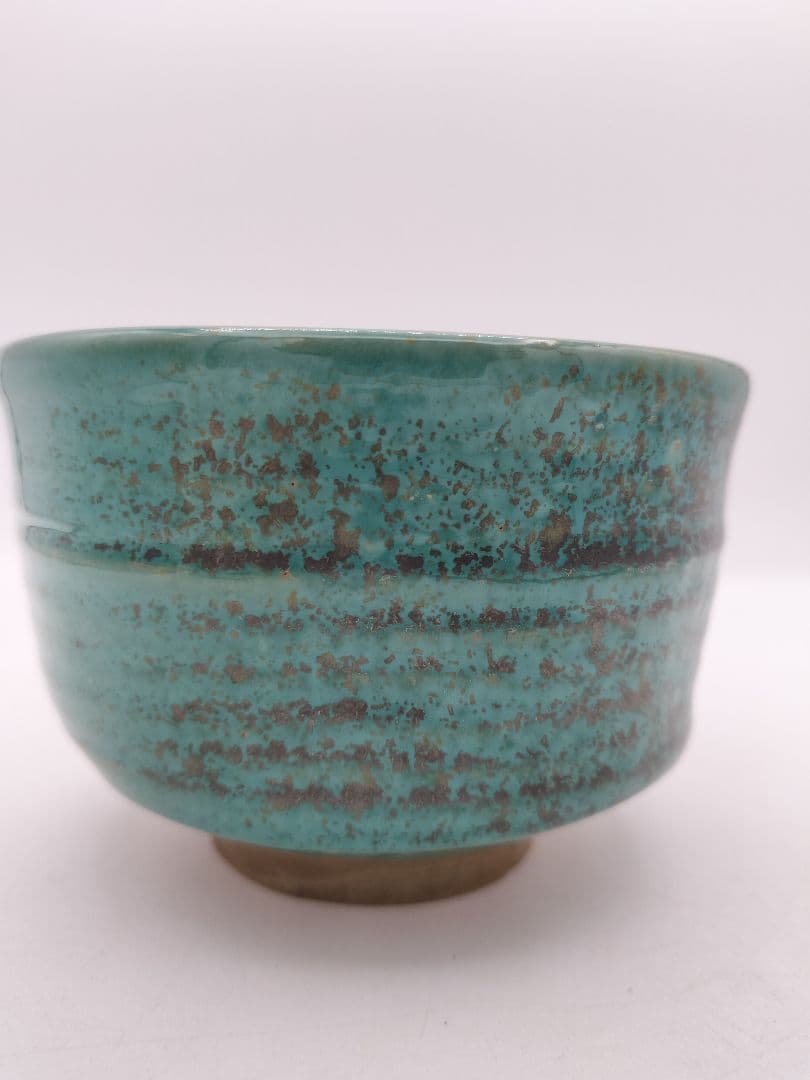 c487 茶碗 上野焼 15代熊谷紅陽 遠州七窯　木箱 茶道具 古物