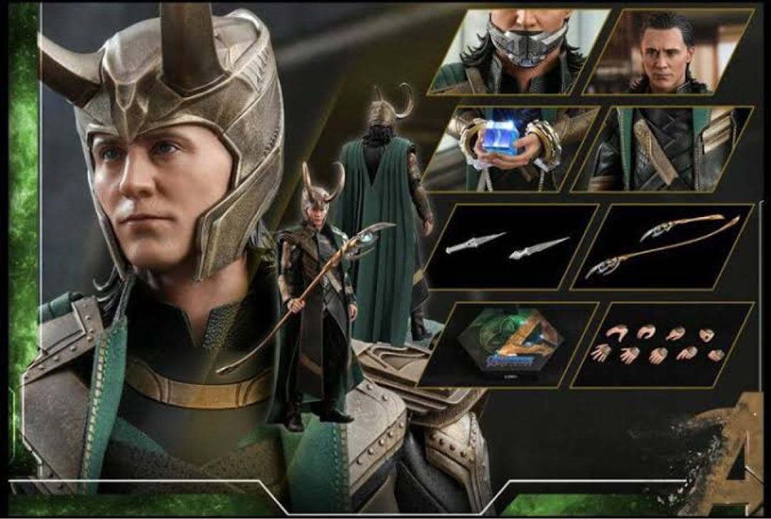 ホットトイズ　ロキ　エンドゲーム　マーベル　 marvel 開封品　フィギュア