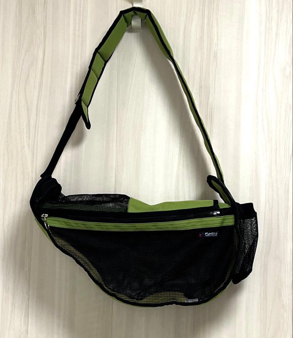 ファンドル　ペットスリング　メッシュ　キャリーバッグ　ショルダー　シースルー