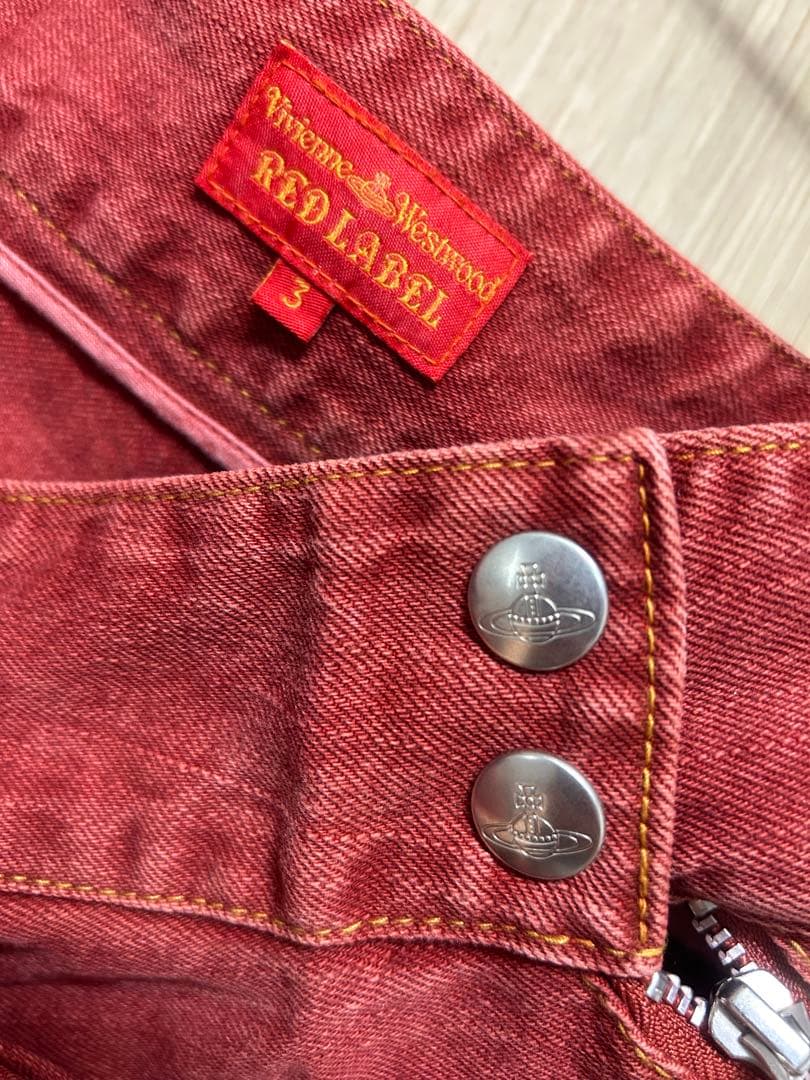 Vivienne Westwood 変形プリーツデニムスカート