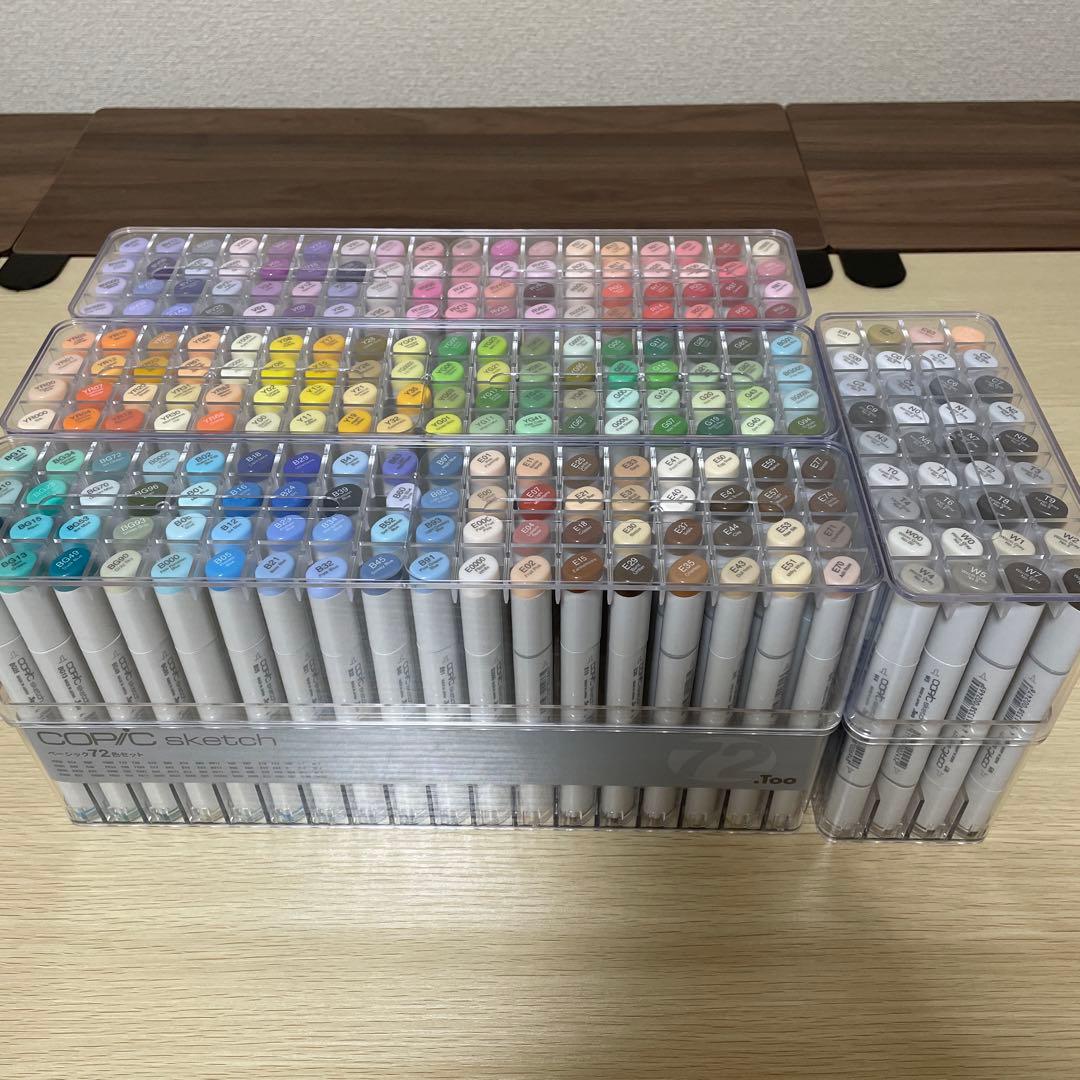 コピックスケッチ254本その他セット