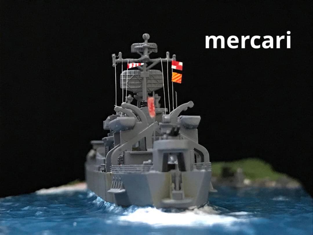 1／700 海上自衛隊輸送艦みうら LST-4151 ジオラマ仕上