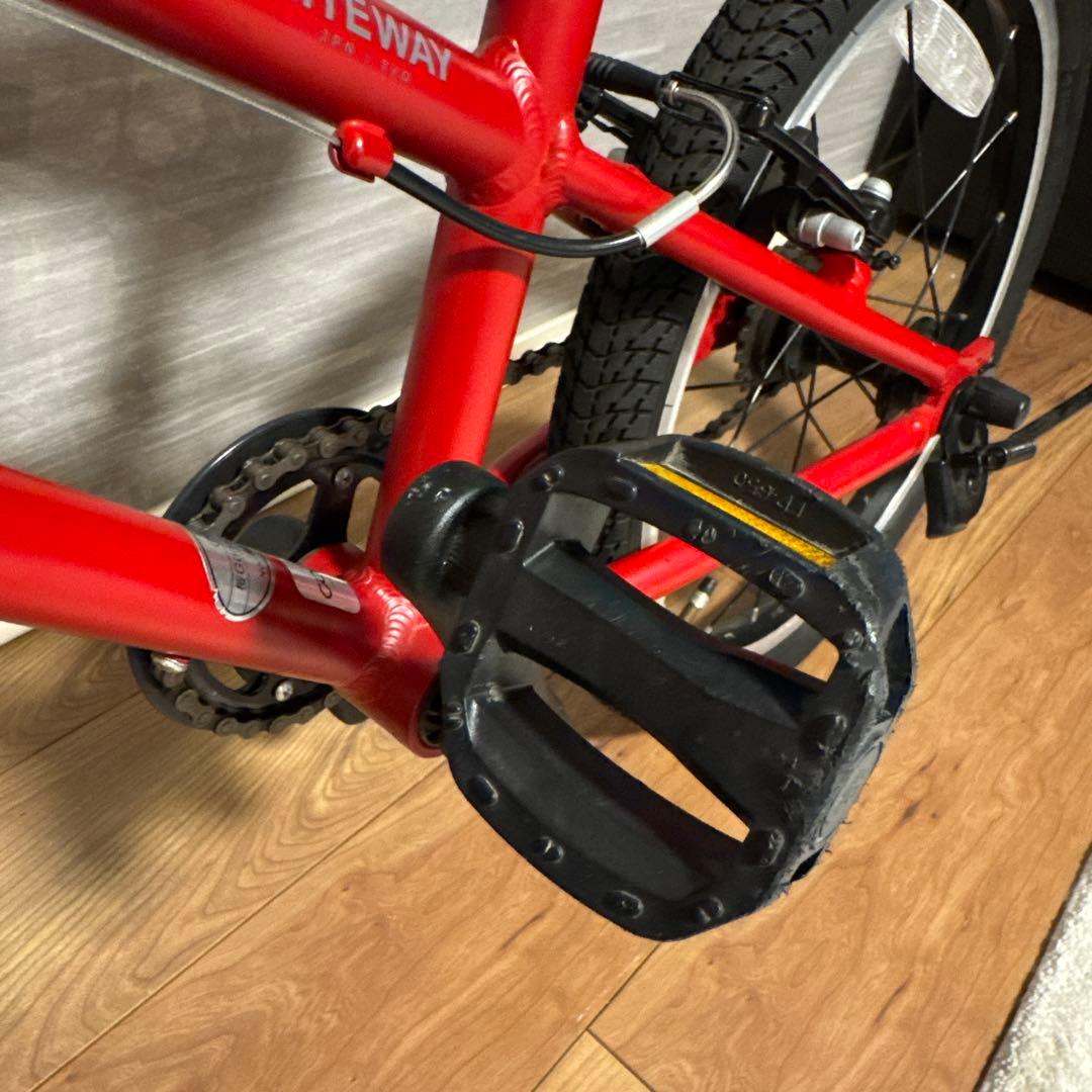 ［手渡し限定　都内】RITEWAY ZIT18 レッド キッズバイク18インチ