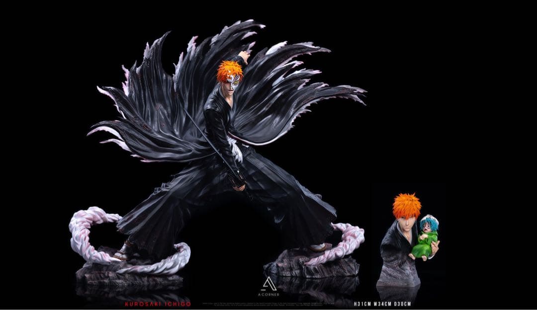ブリーチ　黒崎一護　ガレージキッド　フィギュア　完成品