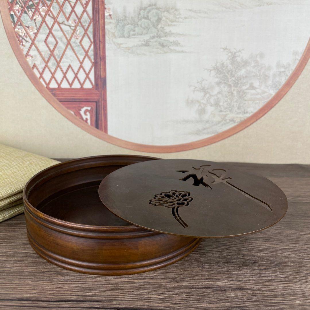 銅 細工 茶道具 禅意茶皿 工芸品 美術品 置物