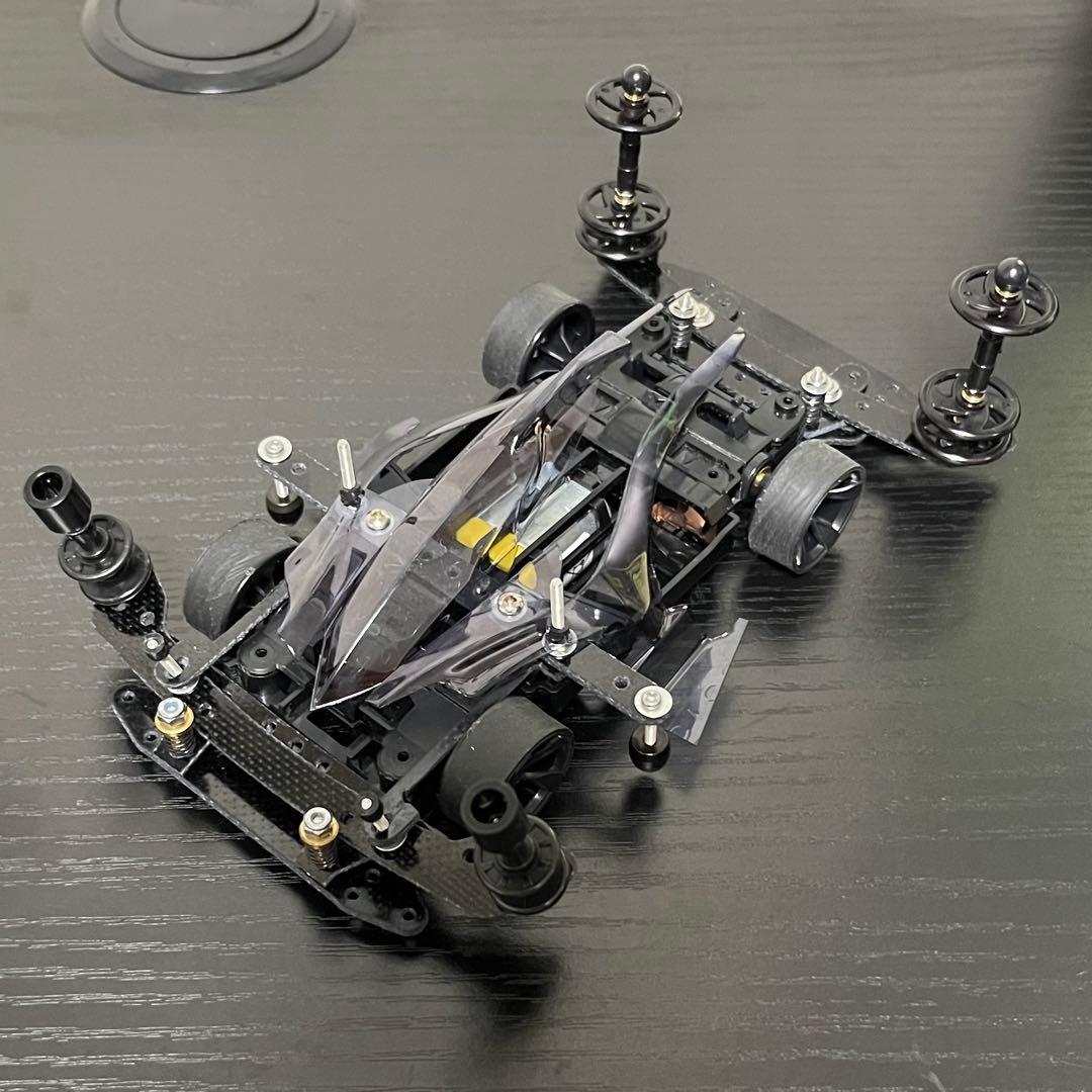D*様 ミニ四駆 MSフレキ アバンテ キメラ ペラタイ提灯 超速 ブラック A