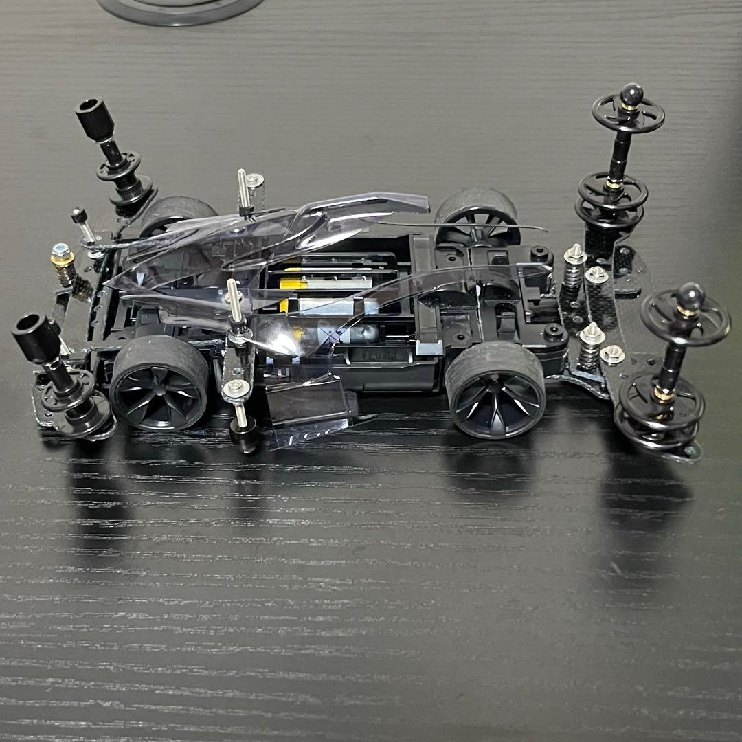 D*様 ミニ四駆 MSフレキ アバンテ キメラ ペラタイ提灯 超速 ブラック A