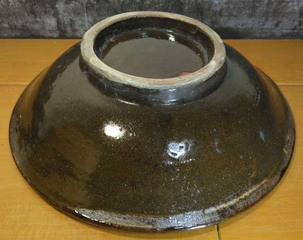 人間国宝 金城次郎 魚紋皿 栞 共箱 美品 壺屋焼 壷屋焼 やちむん