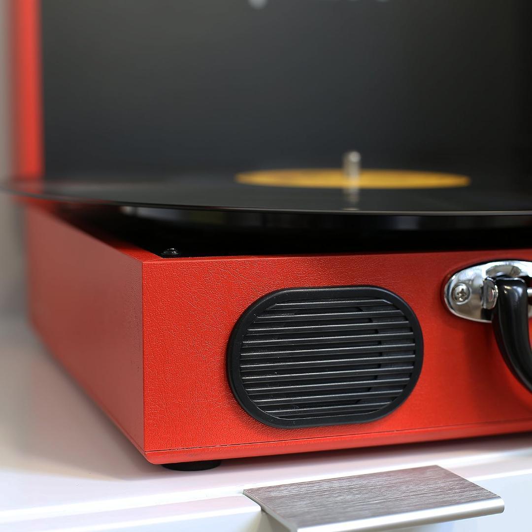 【M2429-118-85】 ポータブルレコードプレーヤー　スーツケース型