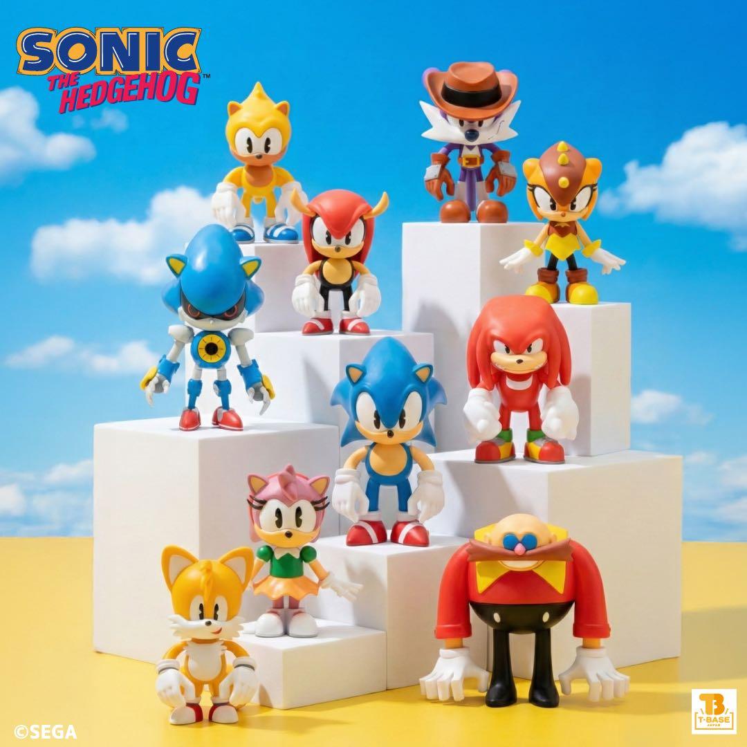 SONIC THE HEDGEHOG ソニック 全10種 TOUMA ソフビ