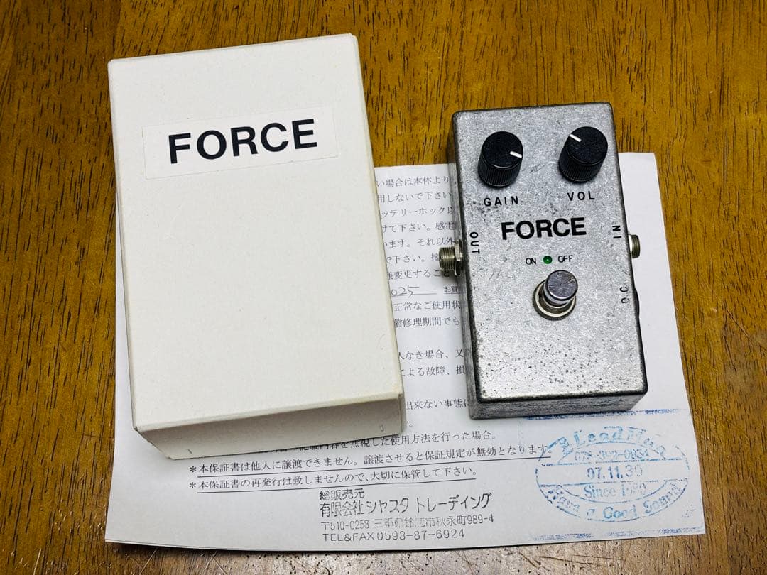 JT PRODUCTS FORCE 国産 ブースター エフェクター 名機