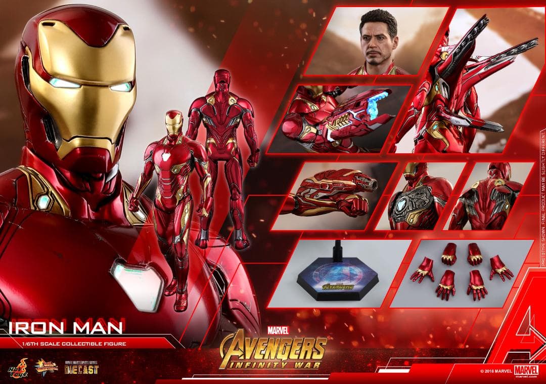 げ*た様 ホットトイズ アベンジャーズ インフィニティ・ウォー アイアンマン マ