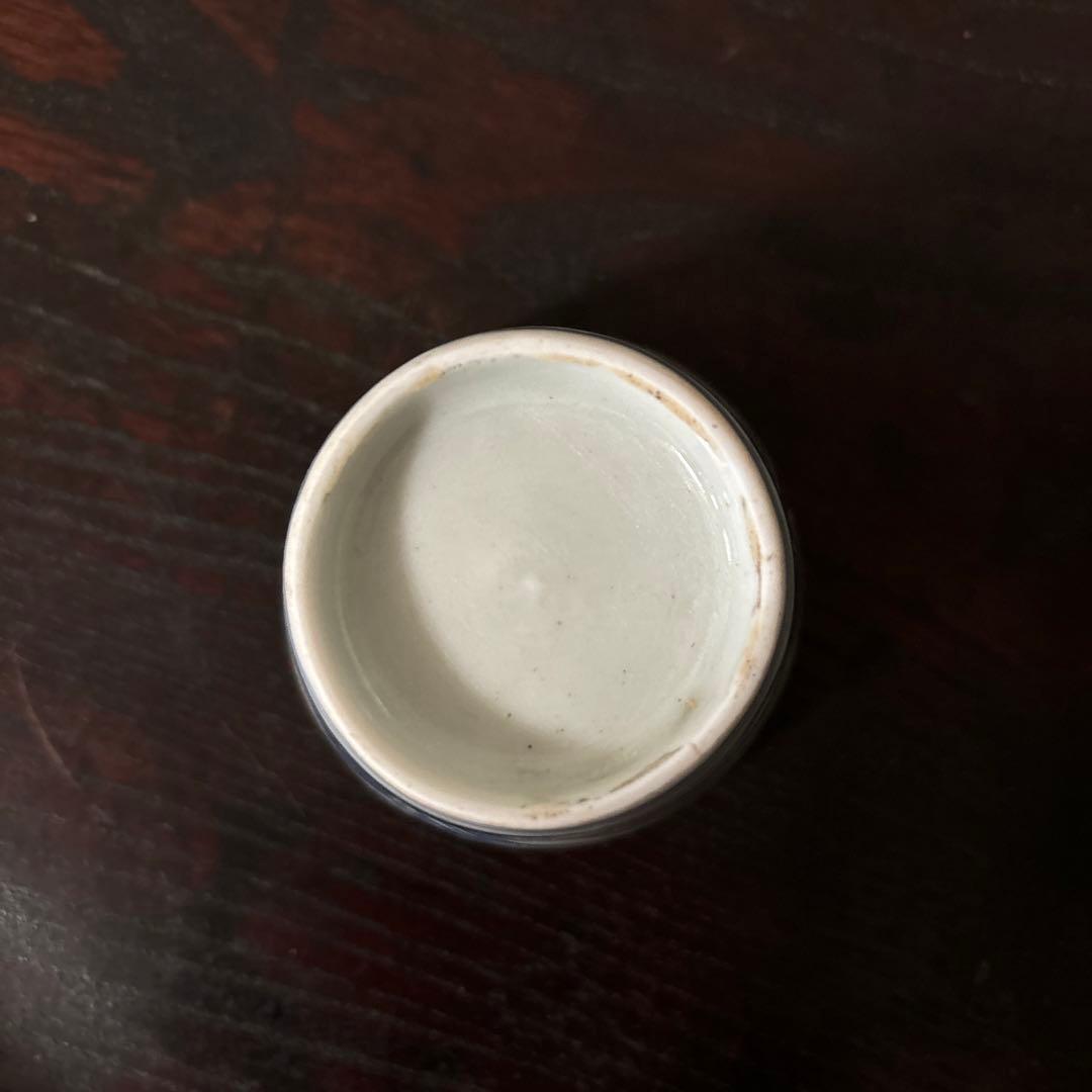 古伊万里染付蕎麦猪口　初期手② 江戸時代　骨董品．アンティーク　料治熊太　検李朝