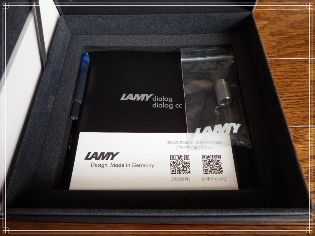 【新品・未使用】LAMY dialog cc 万年筆 ブルー EF