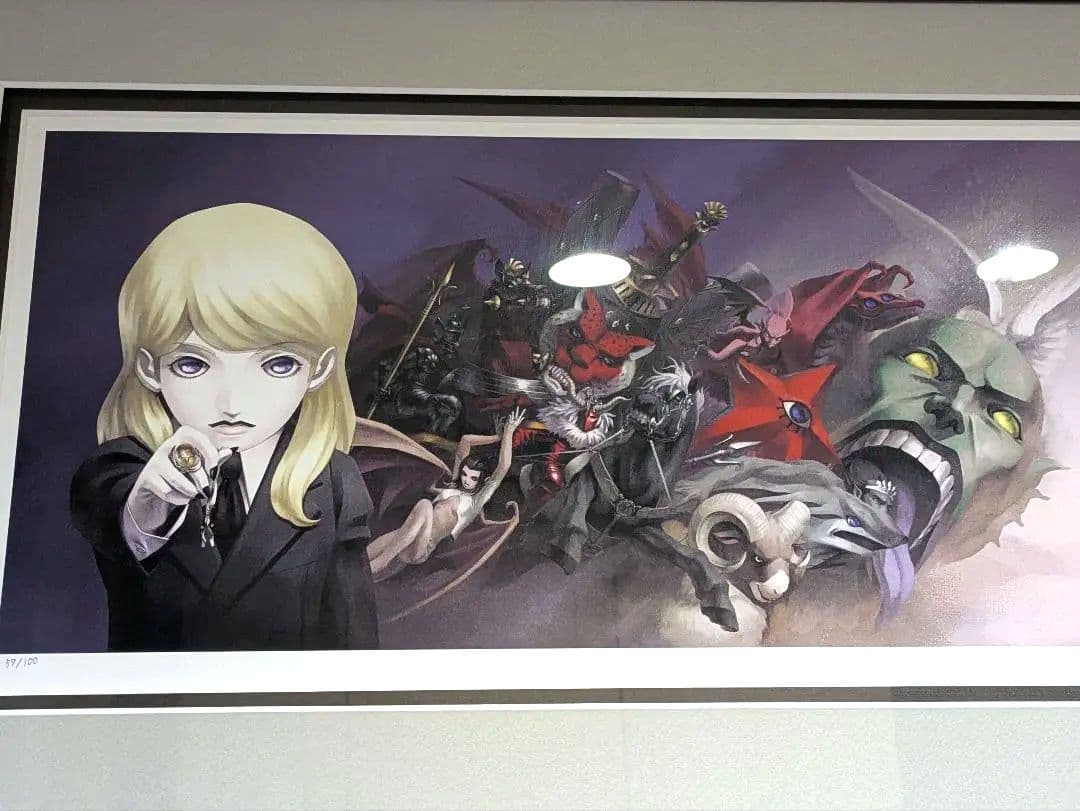金子一馬 版画・シルクスクリーン「DEVILHEARTS」 57/100