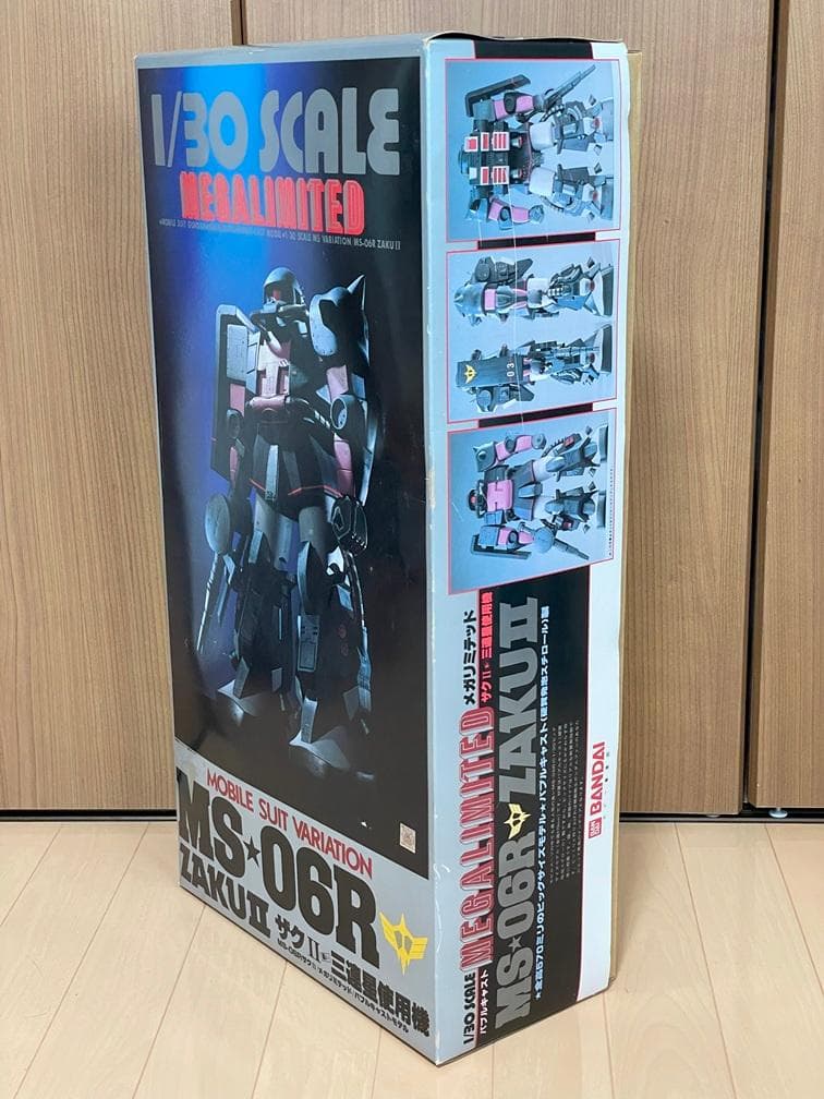 【極美品】バブルキャスト 1/30 MS-06R ザクII 黒い三連星使用機
