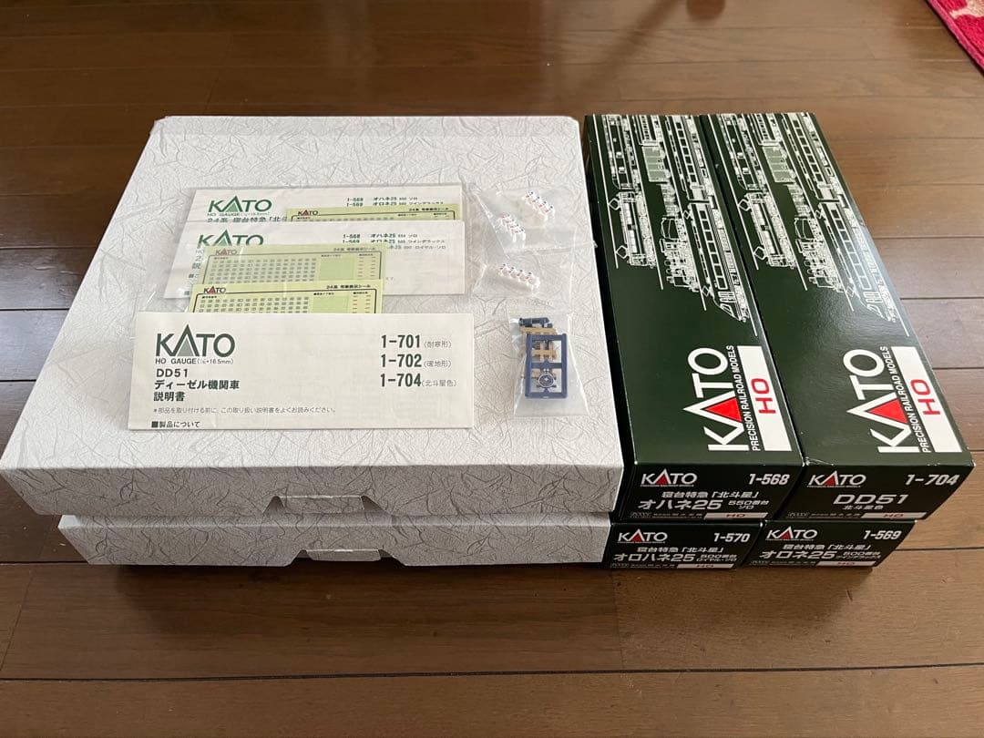 KATO HO 寝台特急「北斗星」機関車付12両フル編成