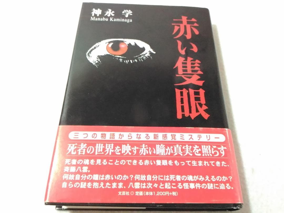 赤い隻眼 神永学 新感覚ミステリー小説 文芸社