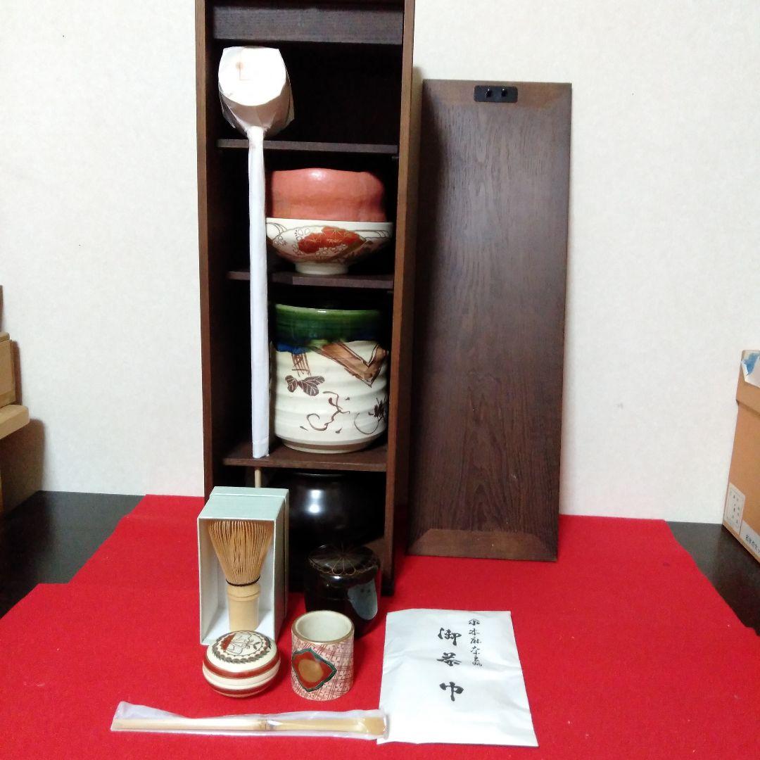 桑材の短冊茶箱