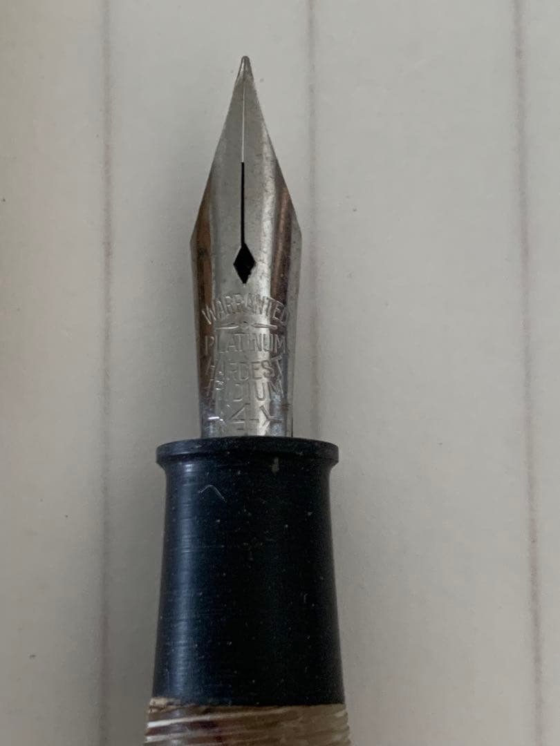 【昭和初】プラチナ万年筆 2本セット／未使用品