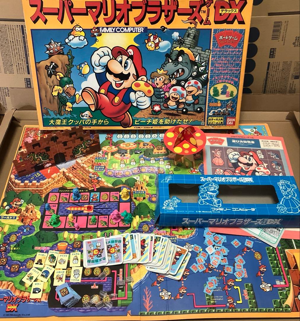レトロ　ボードゲーム　スーパーマリオ　ブラザーズ
