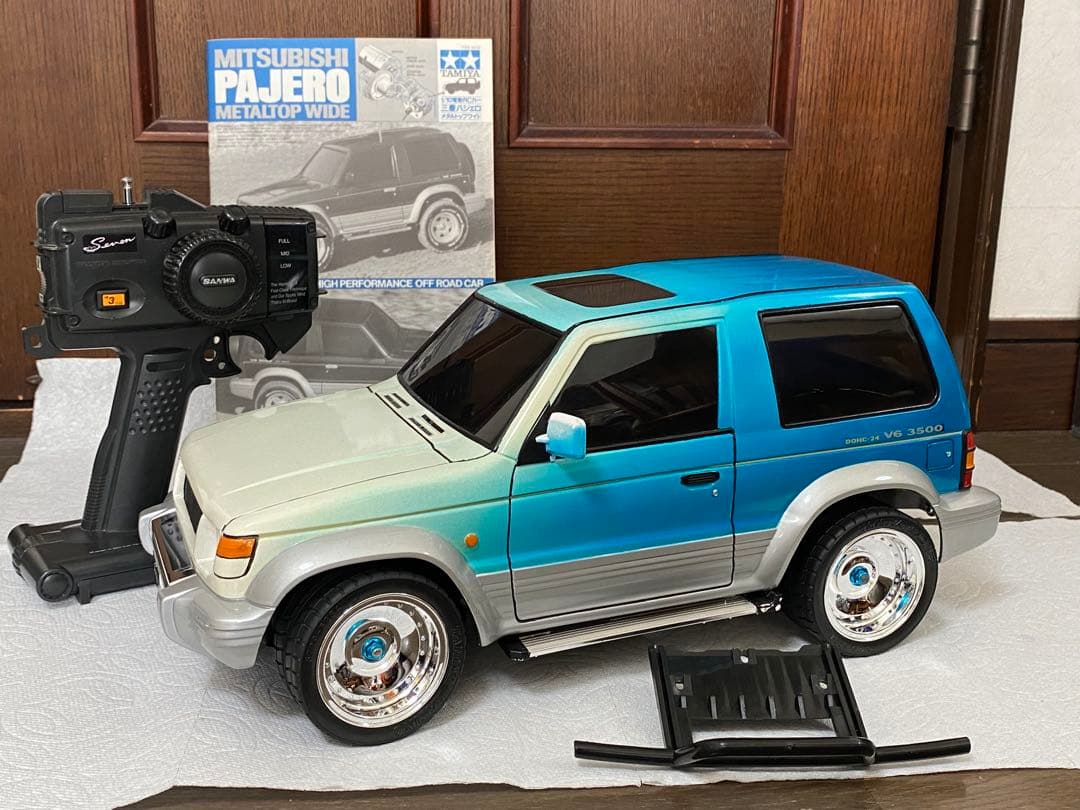 タミヤRCパジェロ ローダウンカスタム仕様（美品）プロポ、メカ付き