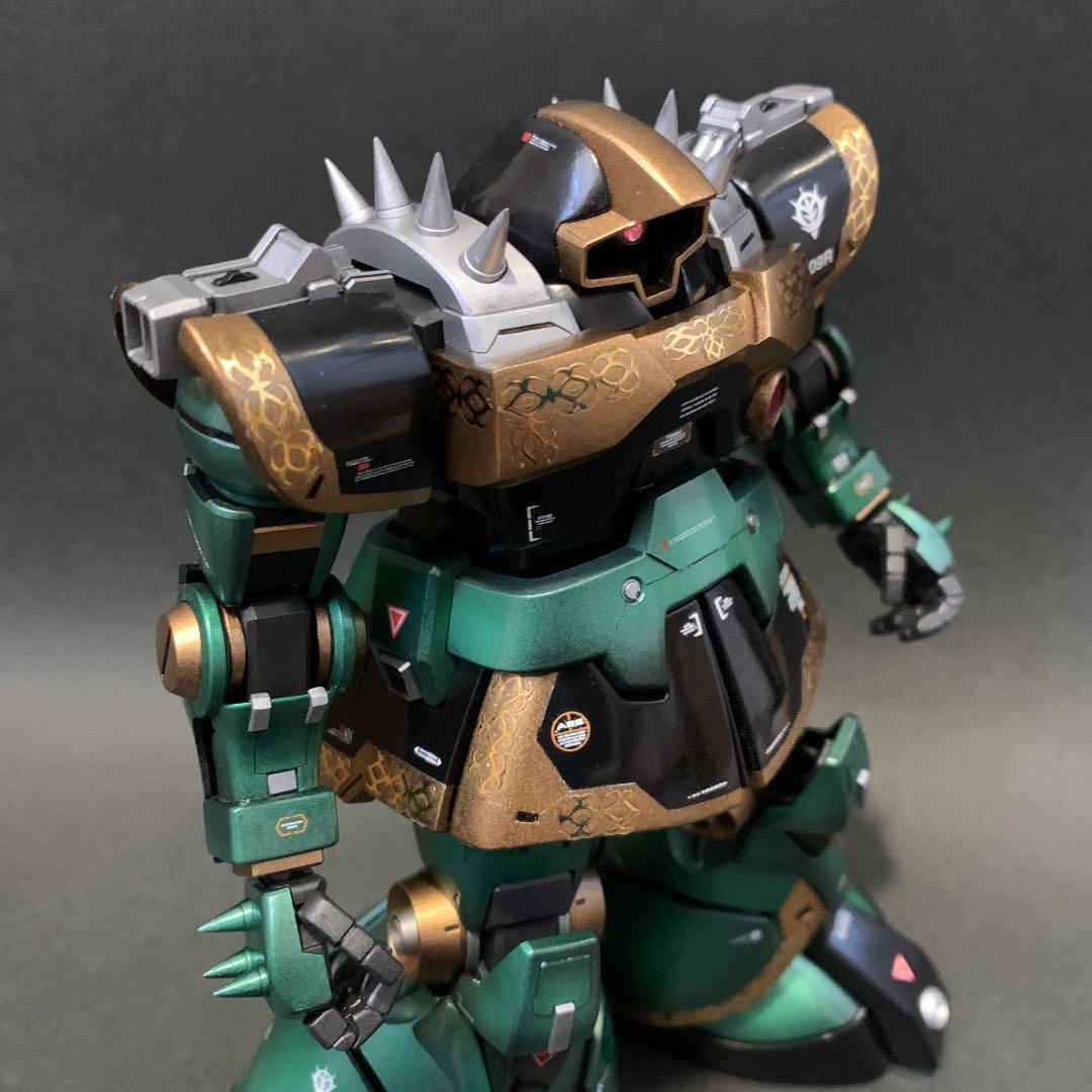 プレバン 限定　MG ドズル・ザビ専用リック・ドム　改修完成品　キャンディ塗装