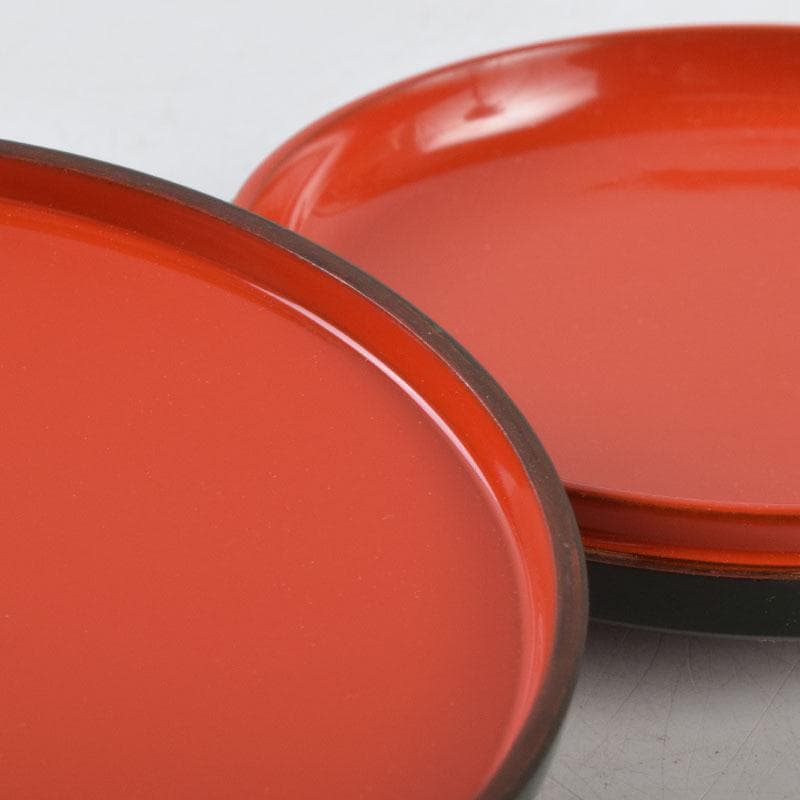 茶道具　中村香鳳作　独楽塗　香合　共箱　V　8566