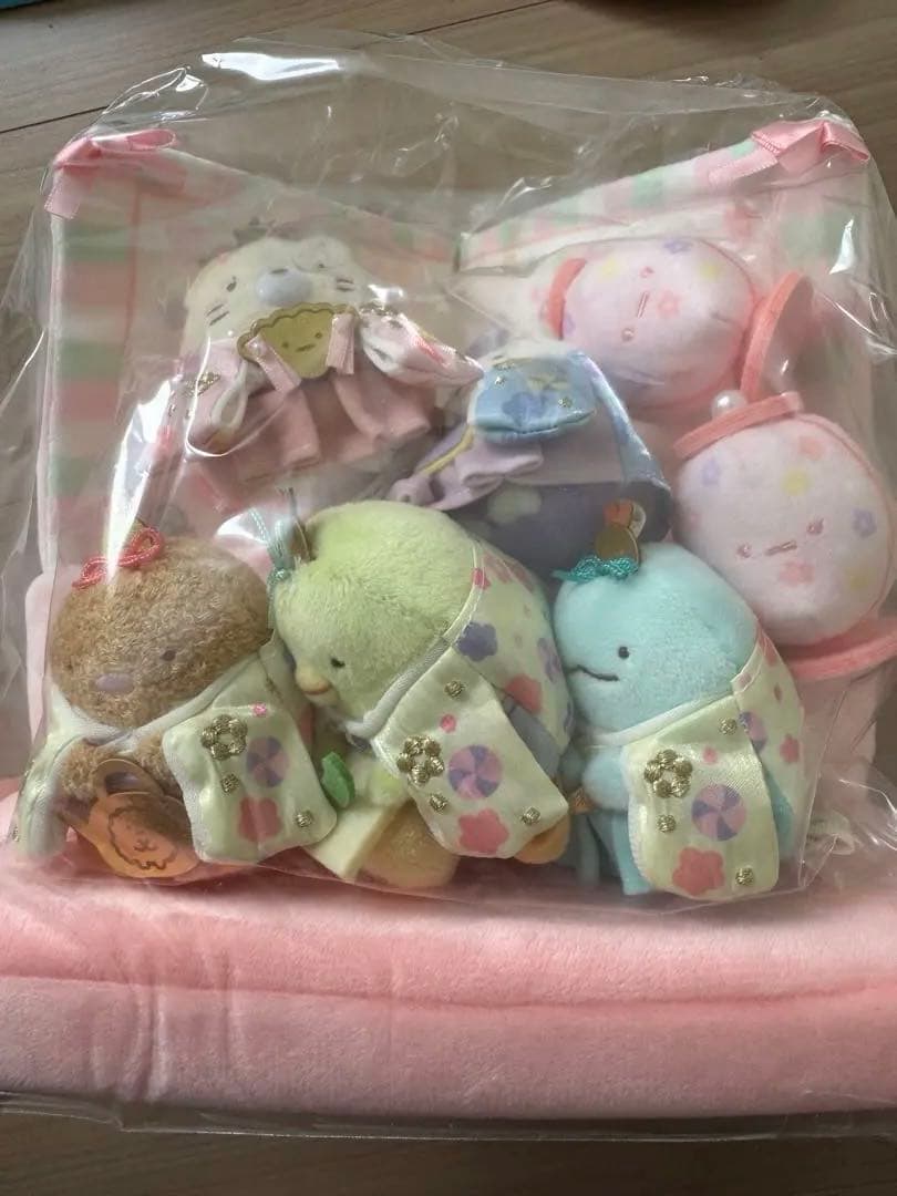 雛人形セット すみっこぐらし　受注　ひな祭りぬいぐるみセット