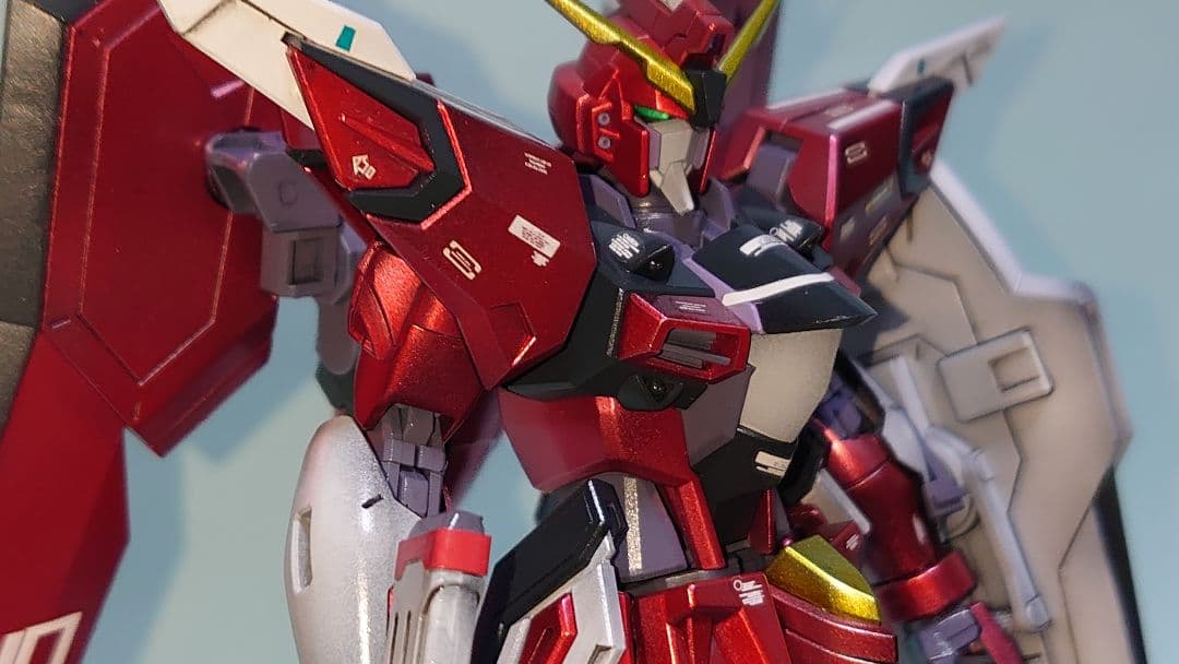 HGライジングフリーダムガンダムとイモータルジャスティスガンダム