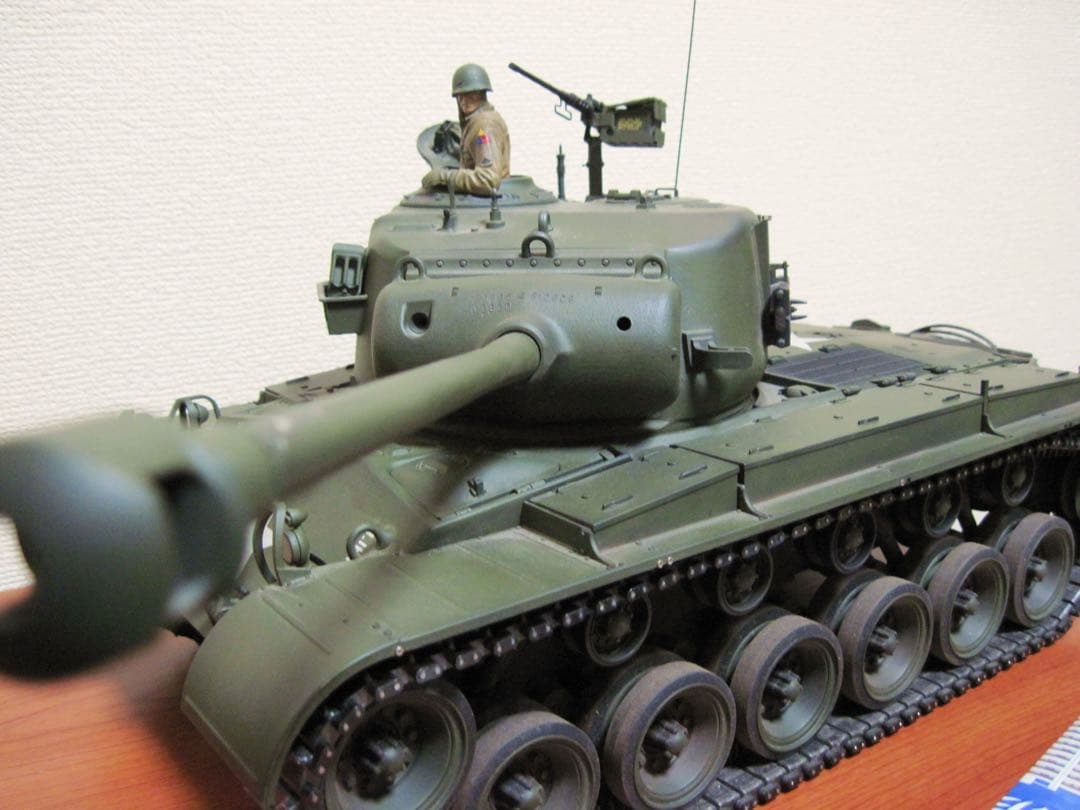 タミヤ m26 パーシング フルオペ 塗装完成品 安売り中