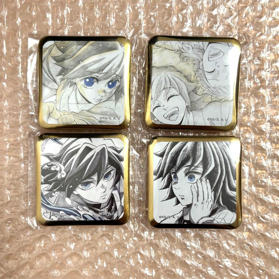 鬼滅の刃 ufotable DINING 鬼滅シアター スクエア缶バッジ 義勇