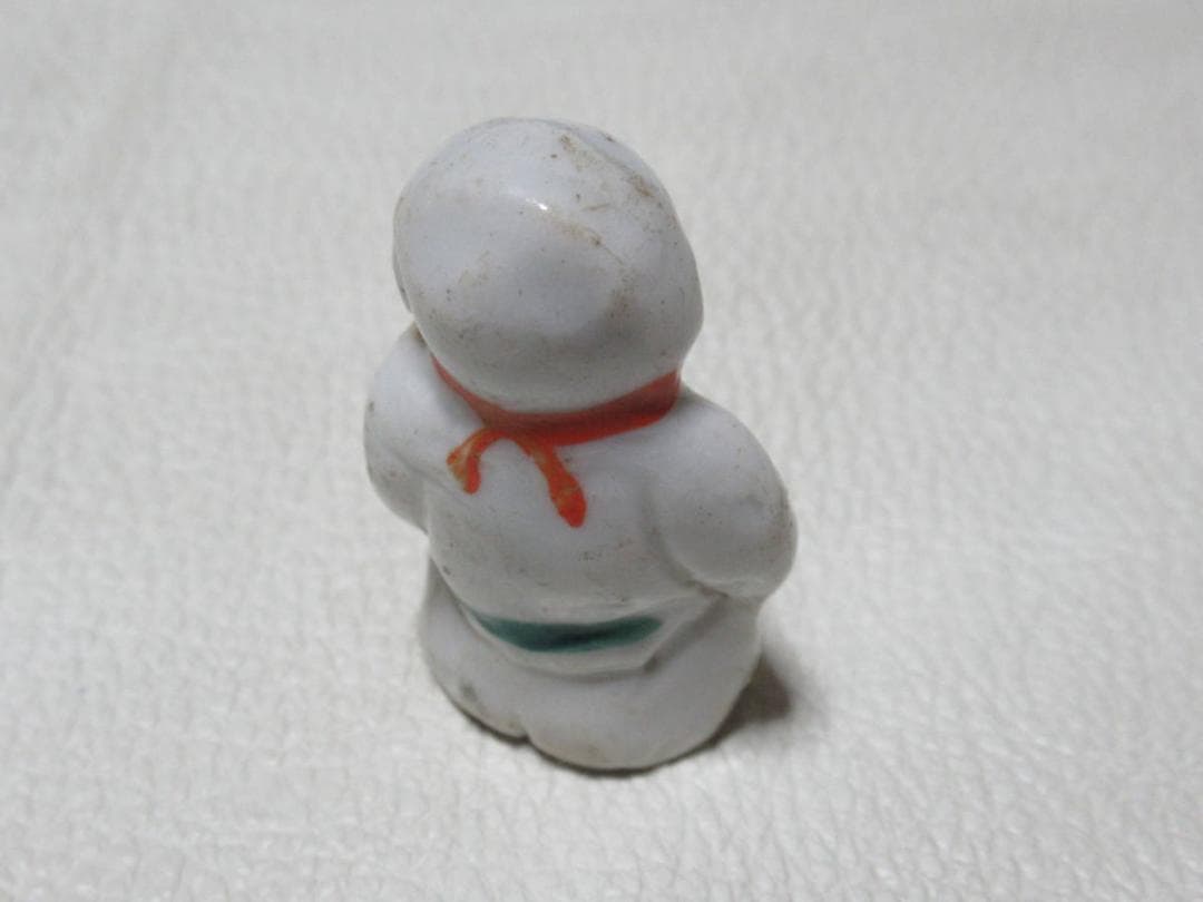 江戸時代後期（1850年頃）■古瀬戸焼 散切り頭可愛い 小さい子供像 高さ5ｃｍ