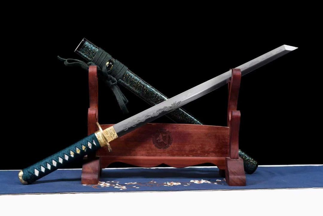 【崑崙直刀】 古兵器 刀装具 日本刀　模造刀 居合刀 武士道 鑑賞用 美術刀