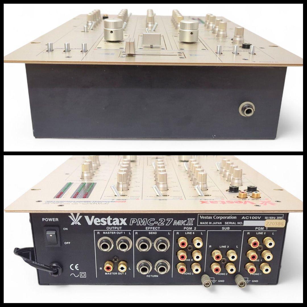 Vestax PMC-27 MKⅡ DJ MIXER DJミキサー