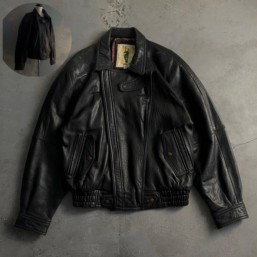 A-2“Wind shield“羊革“短丈“bomber jacket