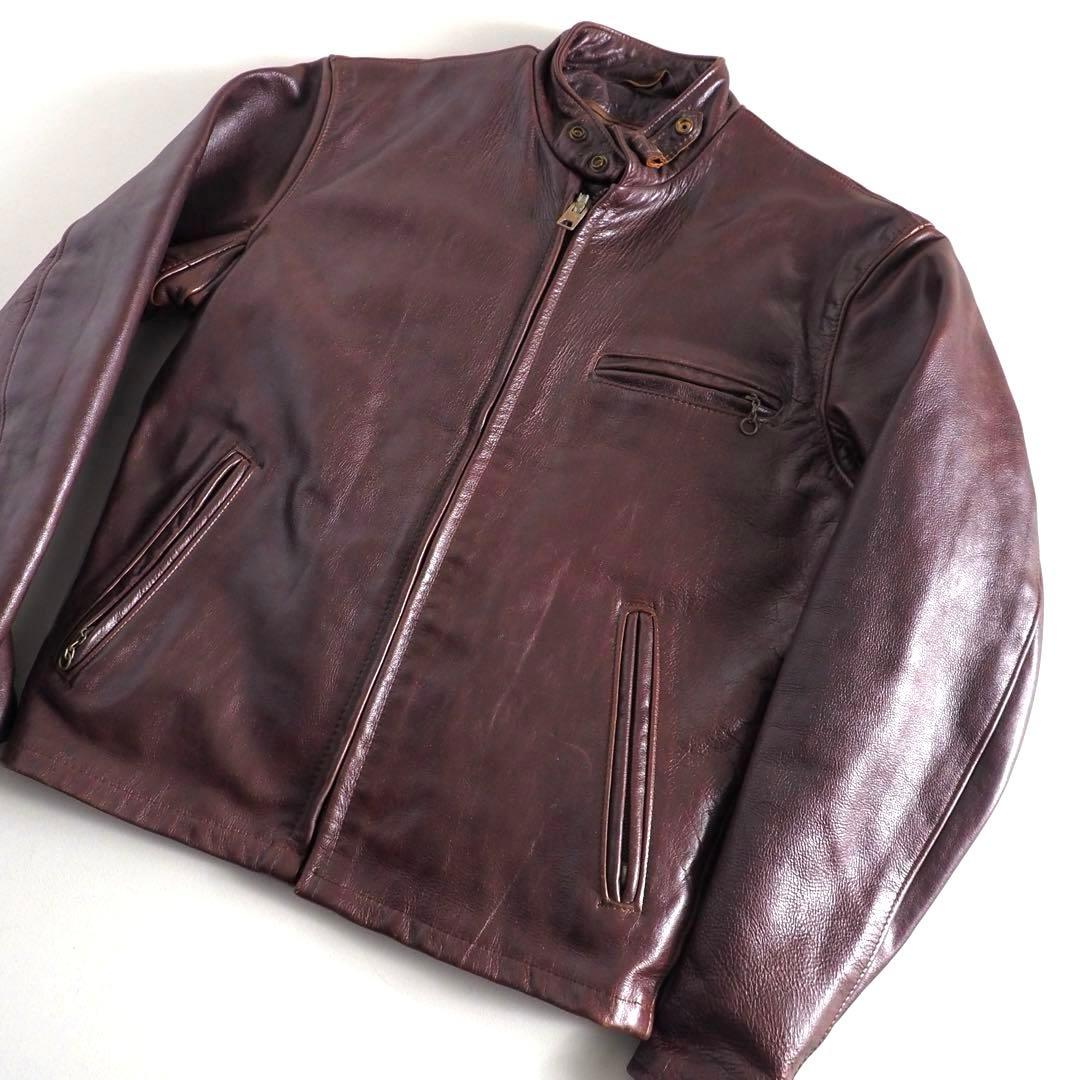 Schott　641VS　size38　レザージャケット　シングルライダース