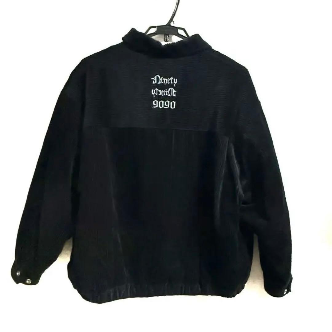 9090 コーデュロイジャケット　黒　古着　アウター ストリート　値下げ交渉可