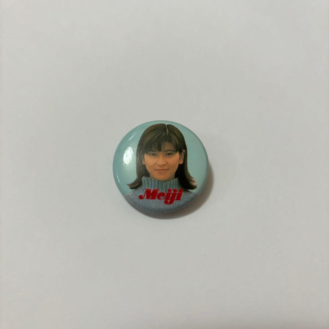 希少　レア　Meiji 森高千里　缶バッジ メルティキッス　24個セット