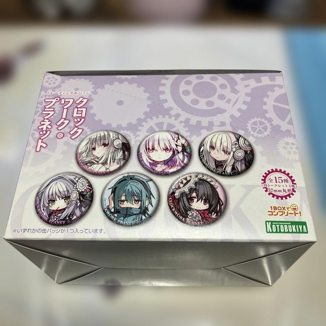 激レア　クロックワーク・プラネット トレーディング缶バッジ1BOX 未開封