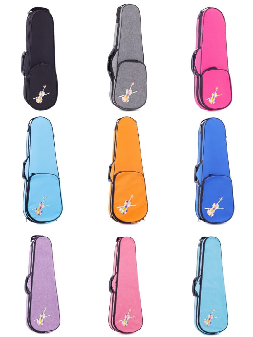 刺繍バイオリンケース(黒)